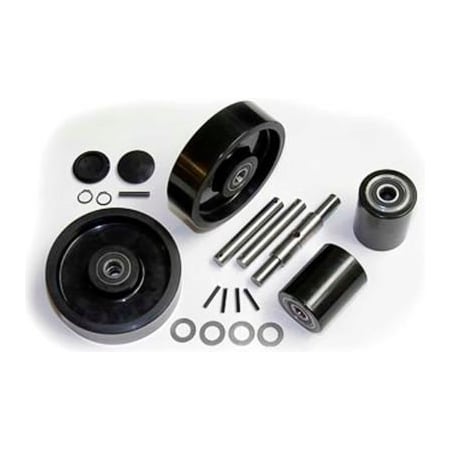 Gps - Generic Parts Service Complete Wheel Kit for Manual Pallet Jack GWK-272748-CK - Fits Wesco Model No 272748 GWK-272748-CK